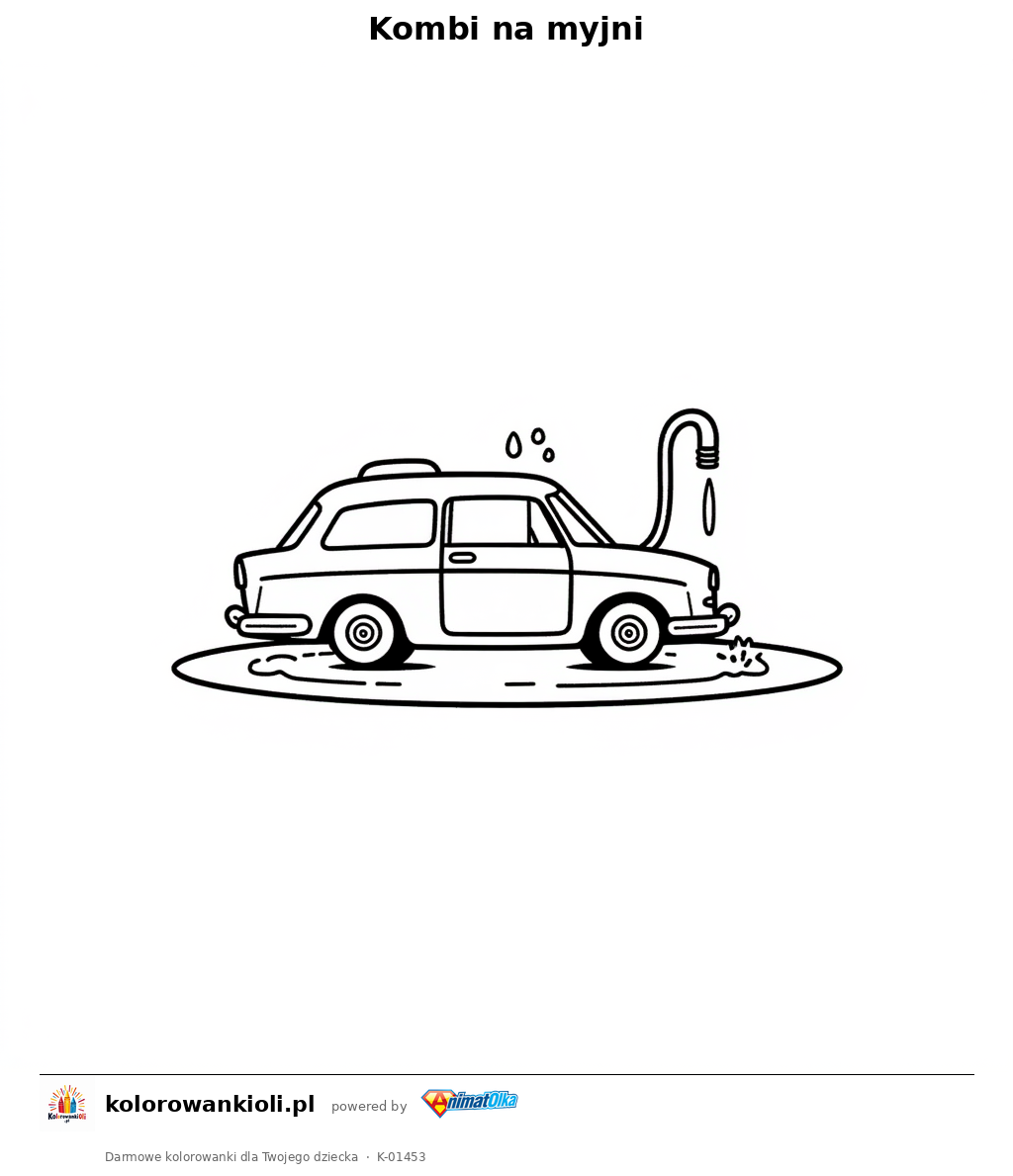 Kolorowanka — Kombi na myjni