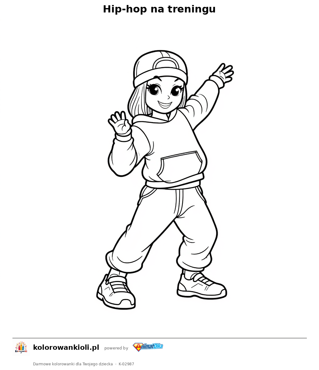 Kolorowanka — Hip-hop na treningu