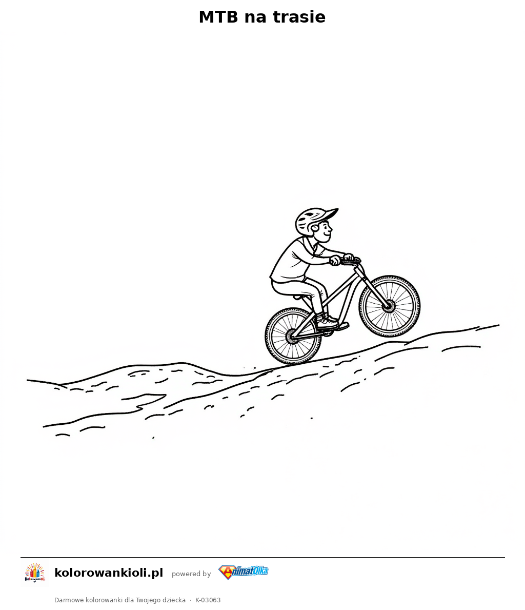 Kolorowanka — MTB na trasie