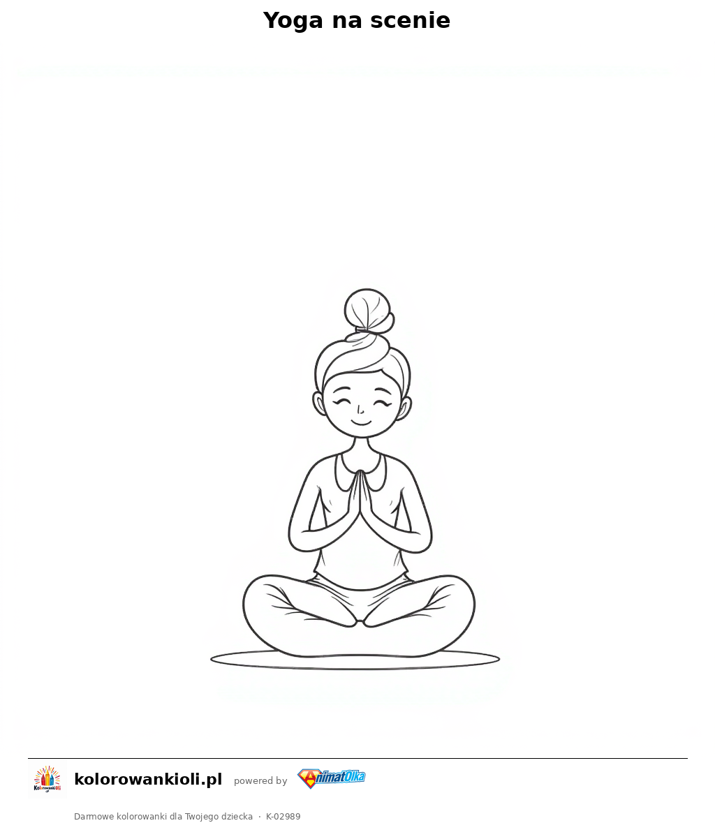 Kolorowanka — Yoga na scenie